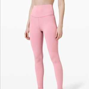 lululemon align leggings 28” pink taupe